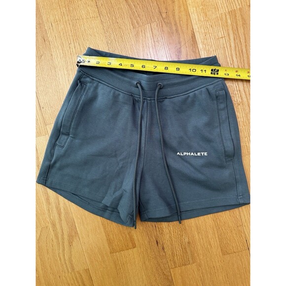 Alphalete Women's Essential Core Shorts Athletic Sweat Concrete Green Size S - Picture 4 of 15